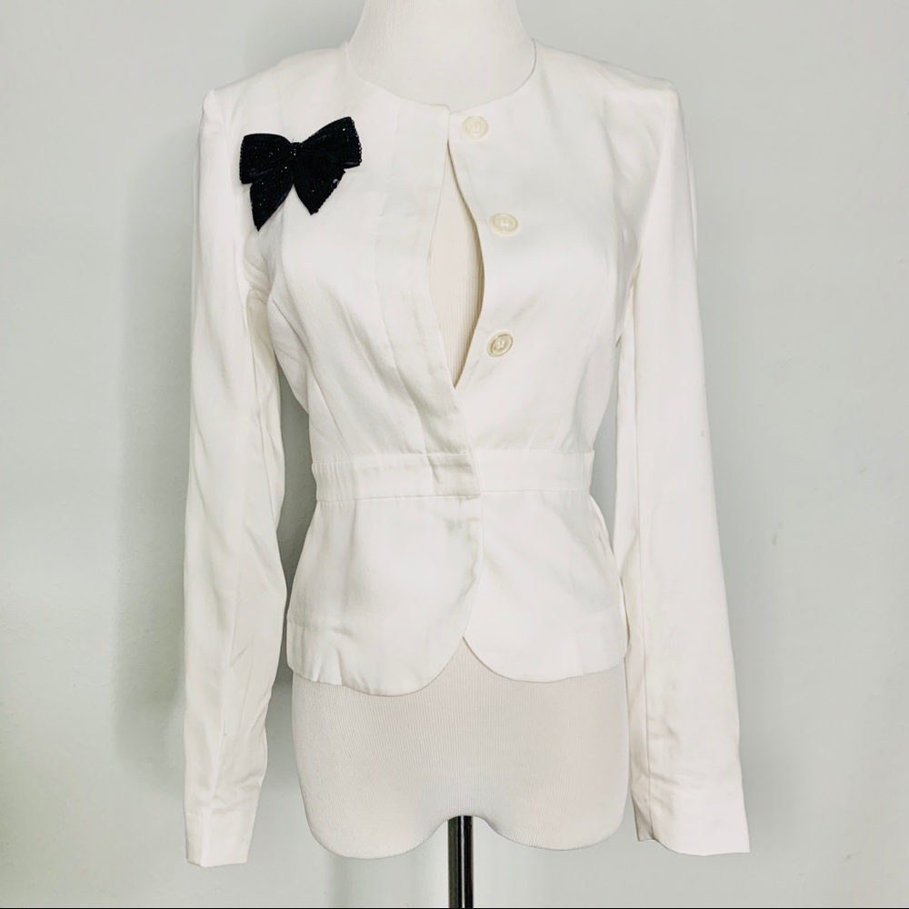 H&M Blazer w/ Sequin Bow